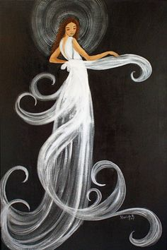 Florinda's Designs angel painting