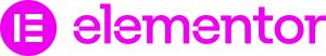 Official Elementor logo featuring the magenta circle icon and wordmark.